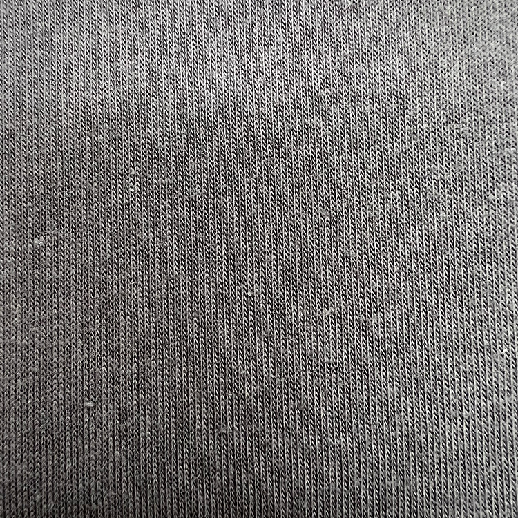 Charcoal Grey Solid Soft Sweatshirt Fleece Tela