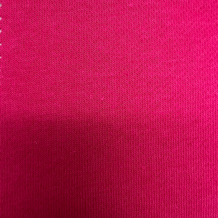 Magenta Red Stretch Sweatshirt Fleece Tela